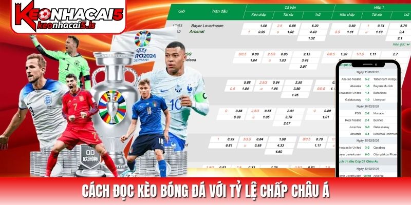 Cách đọc kèo bóng đá với tỷ lệ chấp châu Á