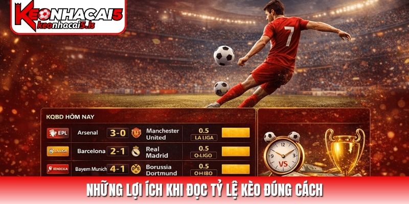 Những lợi ích khi đọc tỷ lệ kèo đúng cách